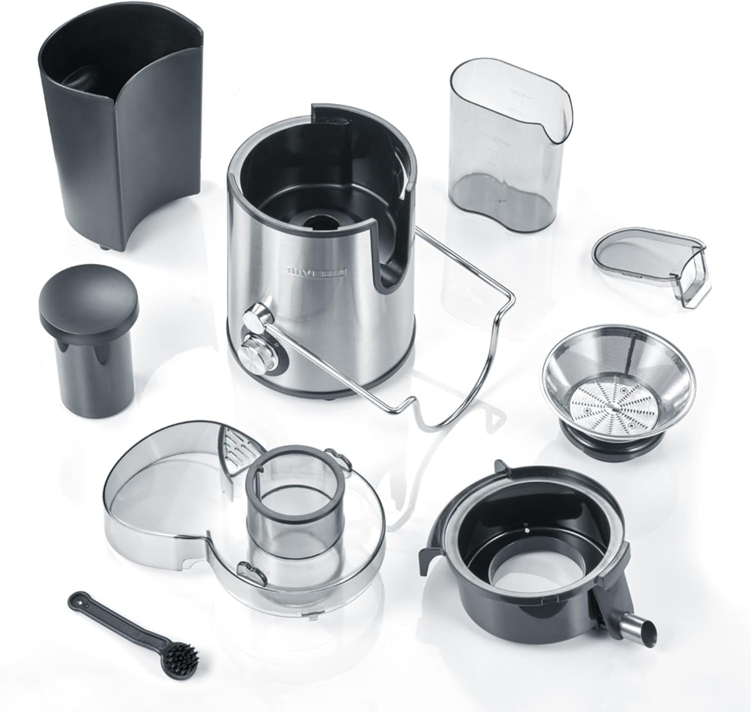 Severin ES 3566 Stainless Steel Juicer with XXL Feed Chute