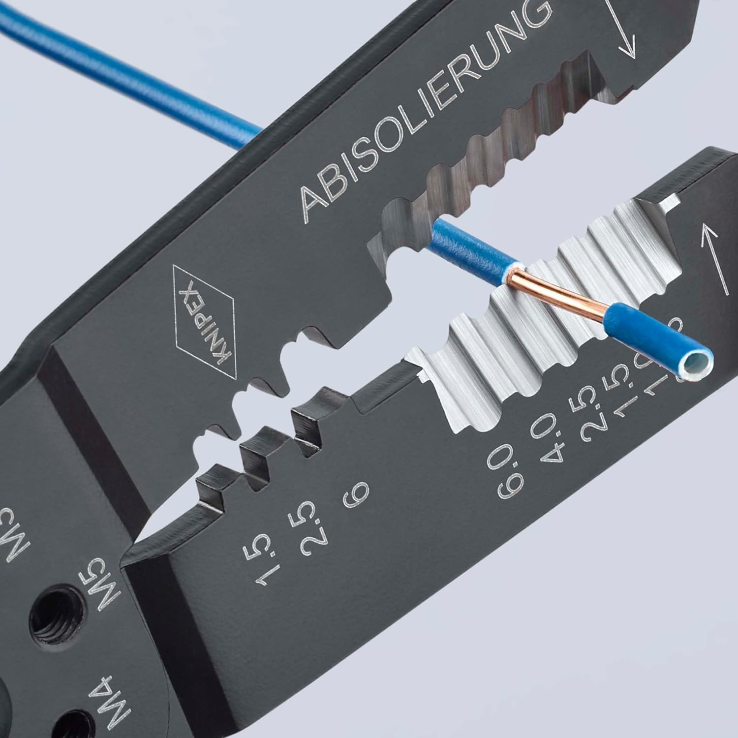 KNIPEX Universal Crimpzange 0.5-6.0 mm² with Cutting & Stripping Function