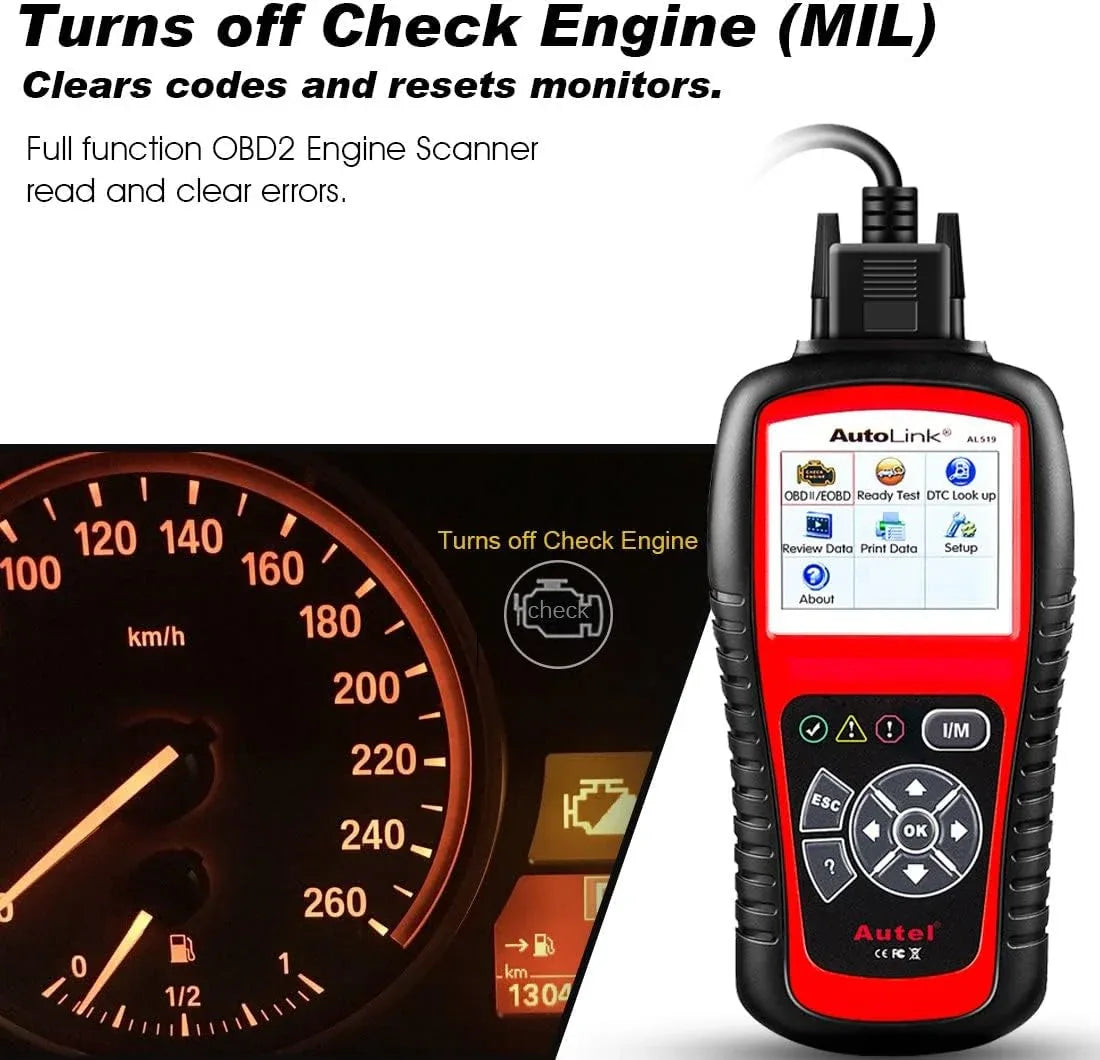 Autel AL519 OBD2 Scanner – Professional Car Diagnostic Code Reader - Gomix Brands Outlet