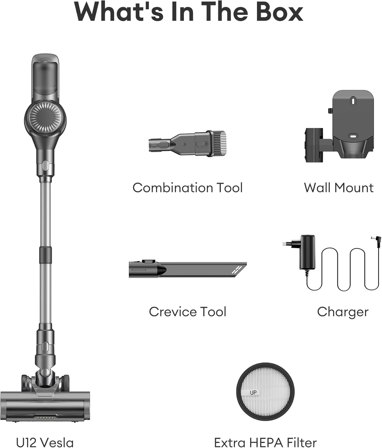 Ultenic U12 Vesla Cordless Stick Vacuum with 450W Motor