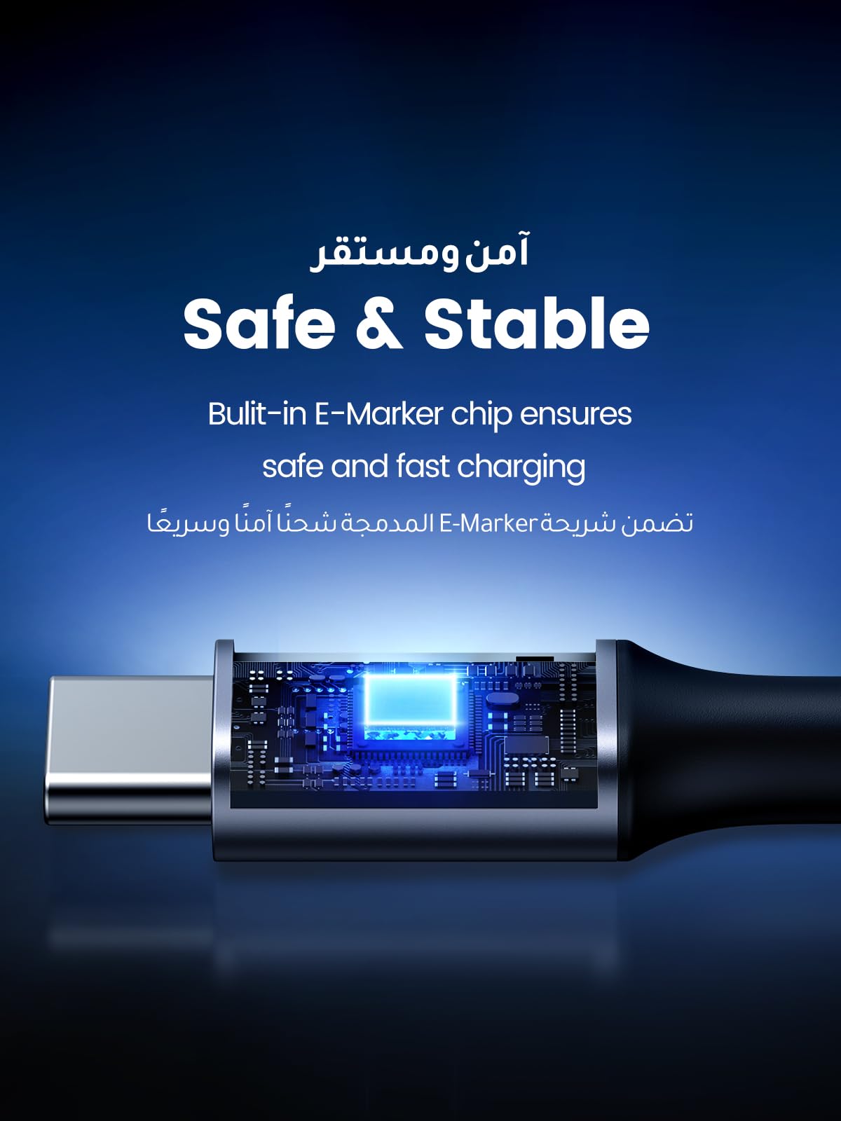 UGREEN USB C to USB C Cable Right Angle 2m 100W 5A PD Fast Charge 90 Degree Braided for iPhone 17-15 MacBook Samsung
