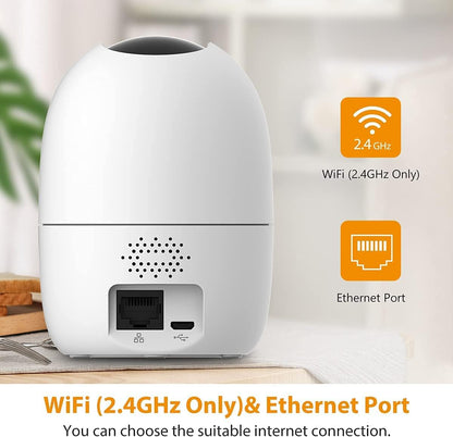 Imou Ranger 2-D 1080P Wi-Fi Dome Camera 360° Coverage AI Human Detection Privacy Mode Two-Way Talk