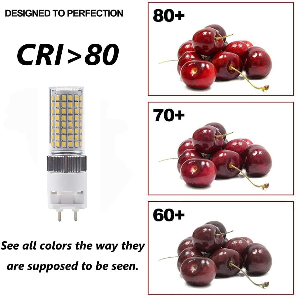 ALQFFHL G12 LED Bulb 16W 1600 Lumens 3000K Warm White Bi-Pin Corn Light Ceramic Pack