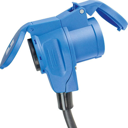 as Schwabe 1.5m CEE‑to‑Schuko Adapter Cable Black IP44