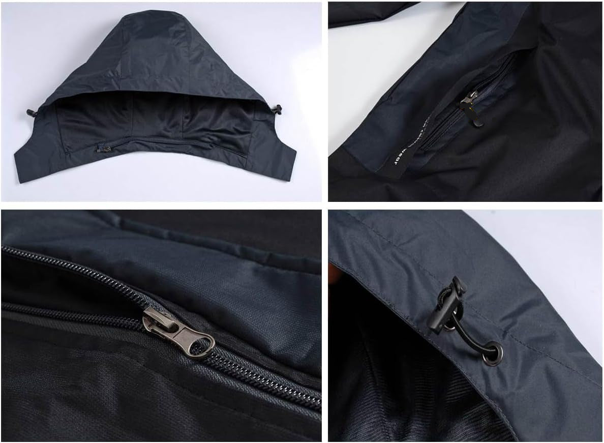 YSENTO Men's Lightweight Waterproof Windproof Outdoor Hiking Jacket