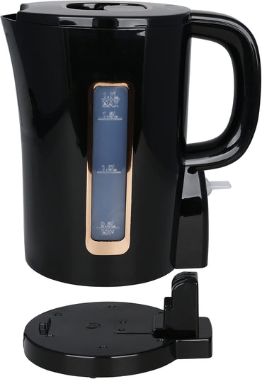 Emerio WK-125130 1.7L Black & Gold BPA-Free Electric Kettle