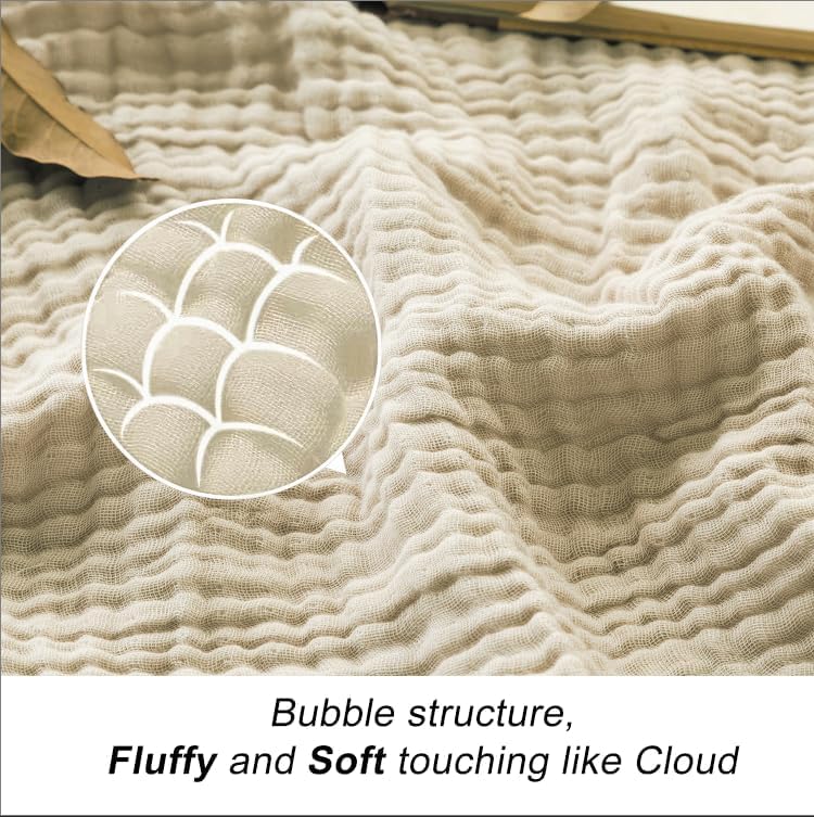 EMME Muslin Cotton Throw Blanket