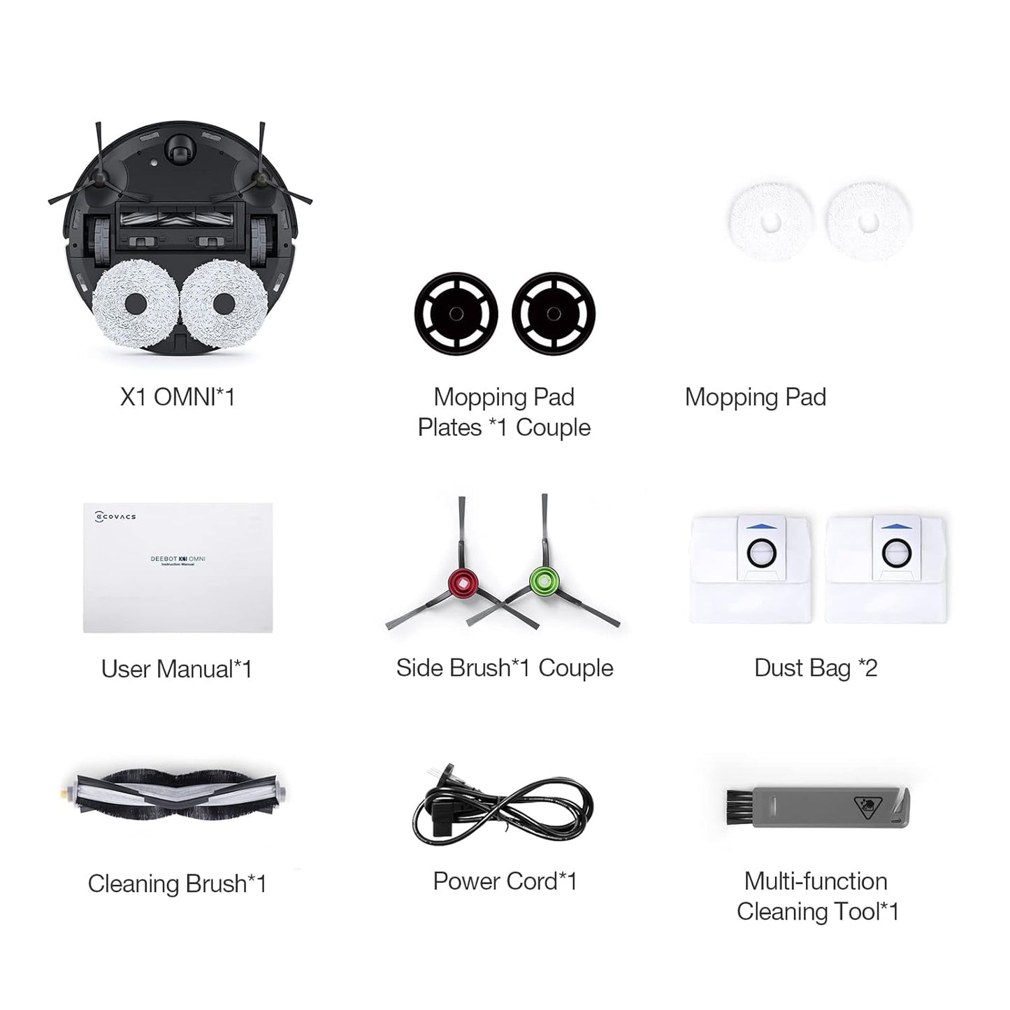 ECOVACS DEEBOT X1 OMNI All-in-One Robot Vacuum & Mop