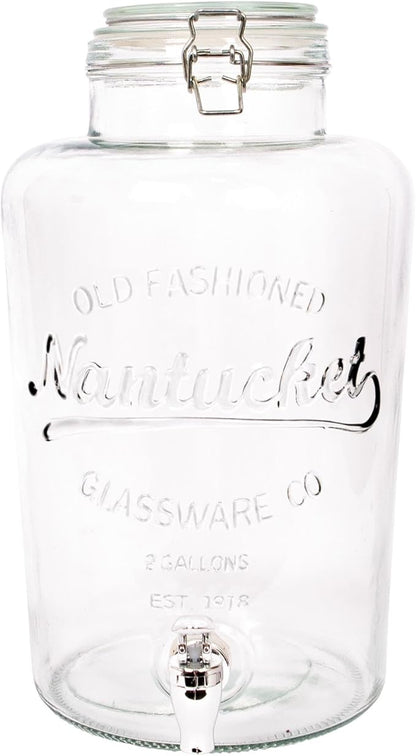 Rink Drink 8.7L Glass Drinks Dispenser with Chrome Tap