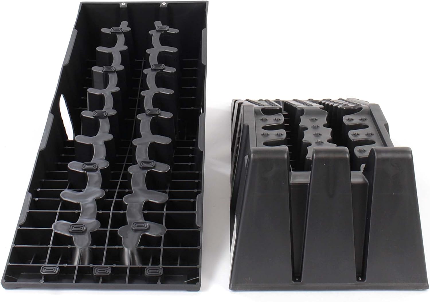 Heavy-Duty Plastic Car Ramps: 11,000 lbs Capacity, Auto Vehicle Maintenance Set