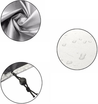 Black Waterproof Outdoor Garden Furniture Cover 200x200x85 cm