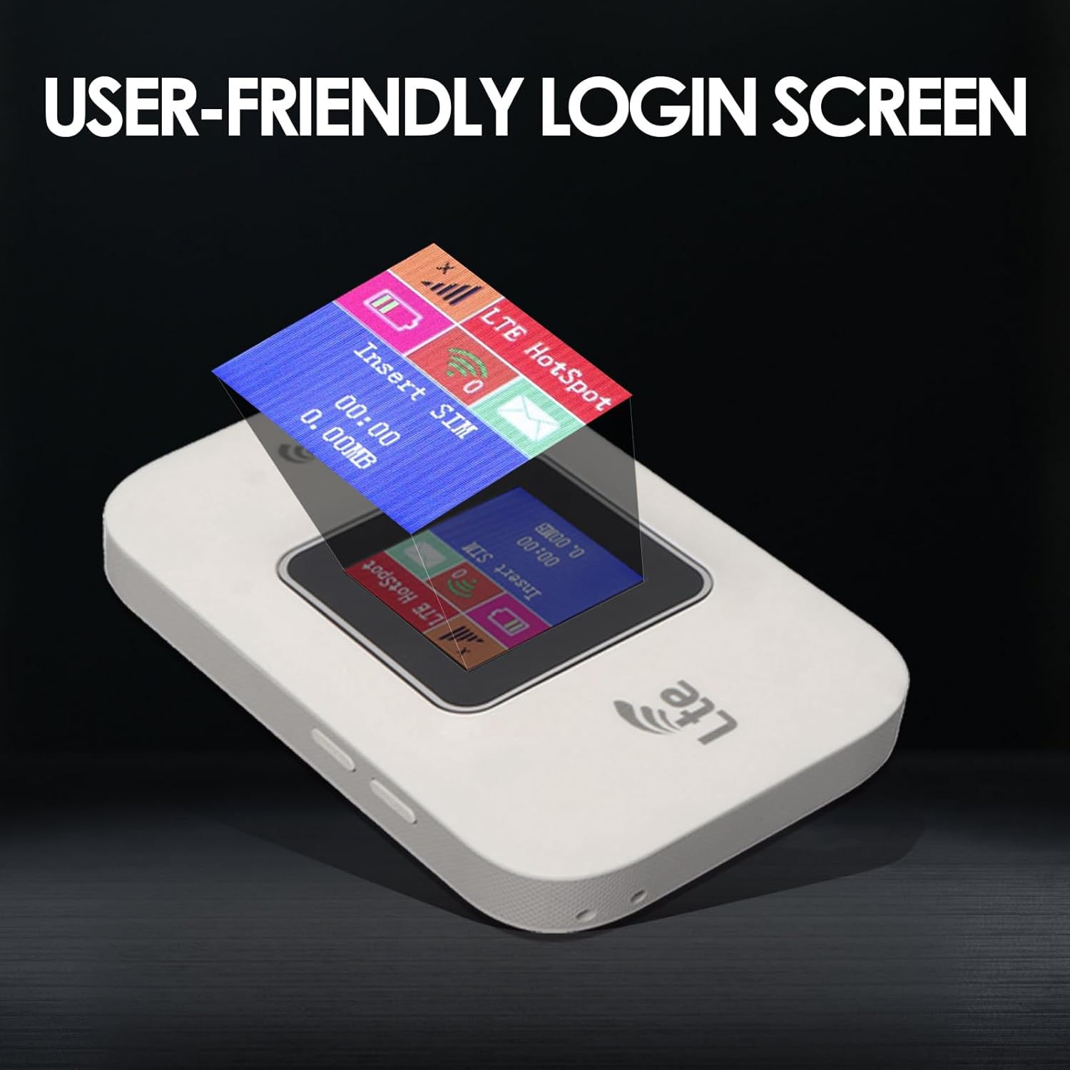 Garsent H809pro Portable 4G WiFi Router – Secure, Supports 10 Devices
