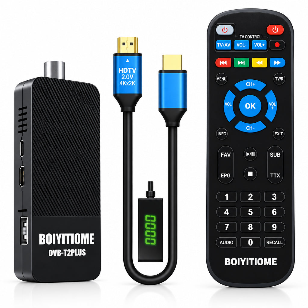 BOIYITIOME DVB-T2 Digital Terrestrial TV Decoder HD 1080P