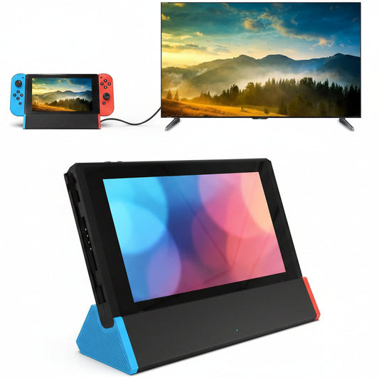 SiWiQU TV Dock for Nintendo Switch/OLED Portable Docking Station 4K HDMI Type-C 2xUSB Charging Stand Replacement