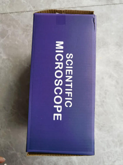 HYRENEE Kids Microscope 40-1200x Zoom STEM Kit with LED Light