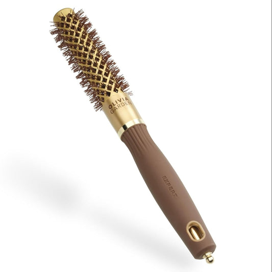 Olivia Garden Expert Blowout Shine: Ceramic Ionic Round Brush, Frizz-Free Hair