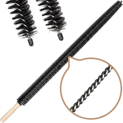 Radiator Brush Long Handle and Flexible Radiator Brush for Radiators Cleaning Brush for Cleaning Heating Cleaner Dry and Wet Cleaning Dust Binding Length Approx. 70 cm Black