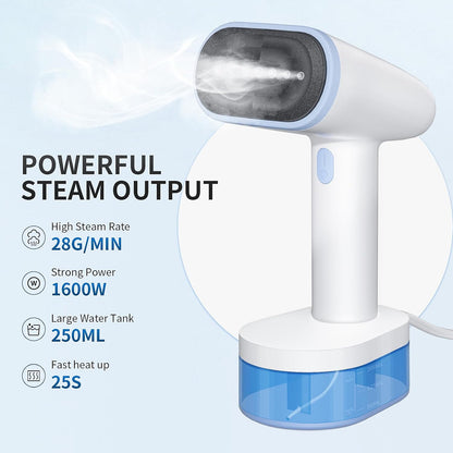 YASHE E10PRO Handheld Clothes Steamer Blue 1600W