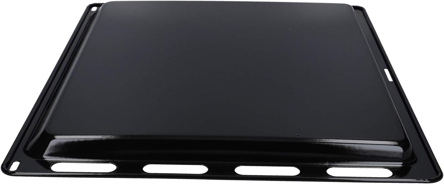 Dekarox Enamelled Oven Baking Tray 44x37x2.1cm Black