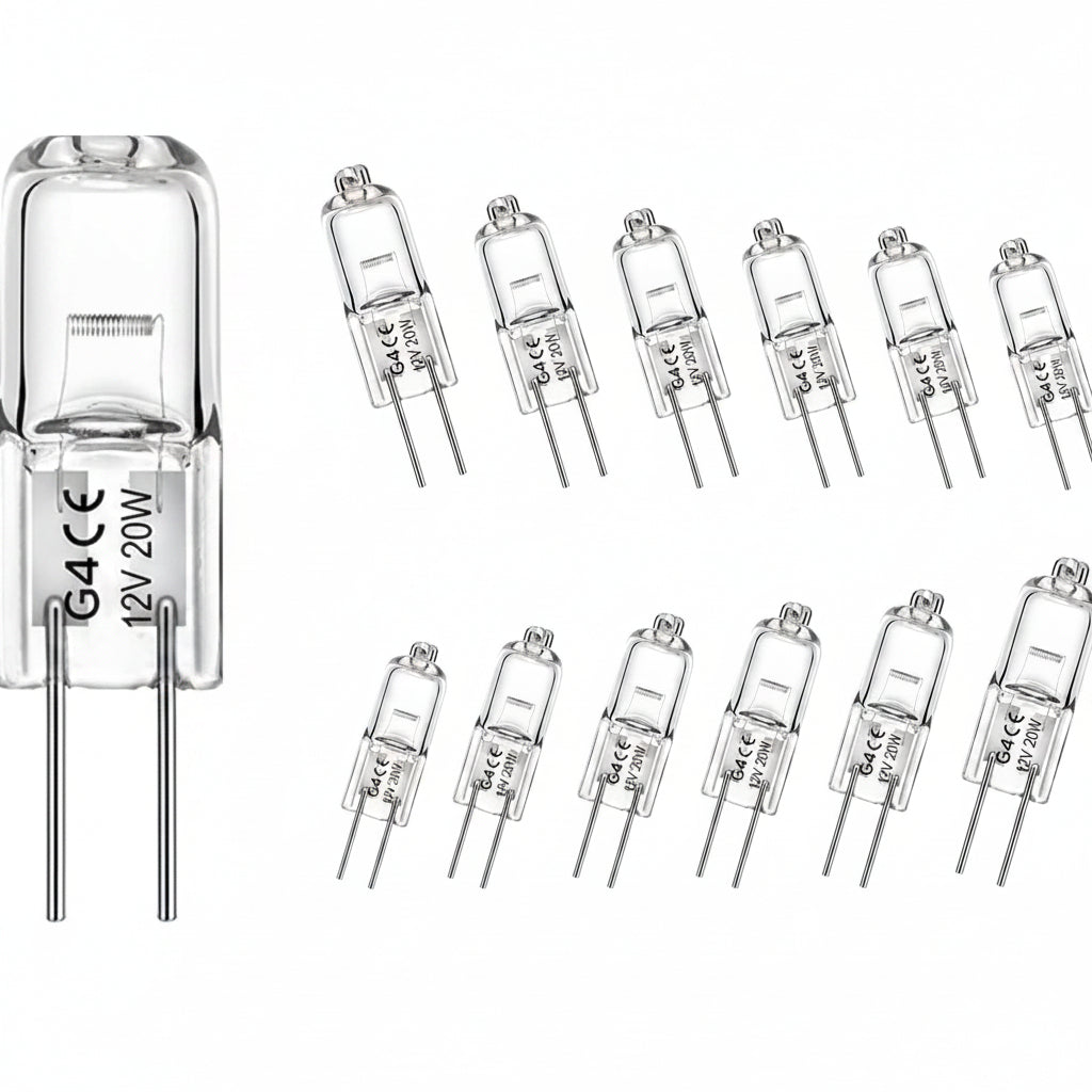 WeshLMPO G4 Bulb 20W Halogen Light Bulb - 12Pack