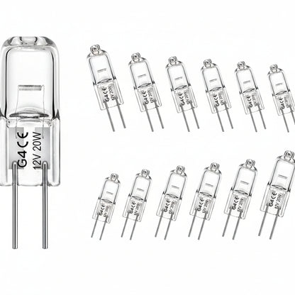 WeshLMPO G4 Bulb 20W Halogen Light Bulb - 12Pack
