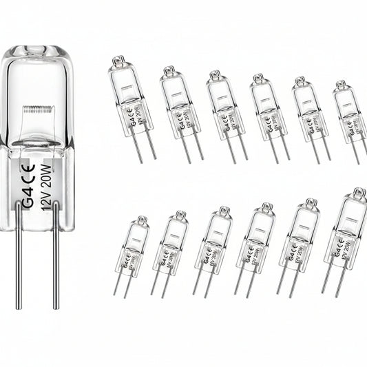 WeshLMPO G4 Bulb 20W Halogen Light Bulb - 12Pack