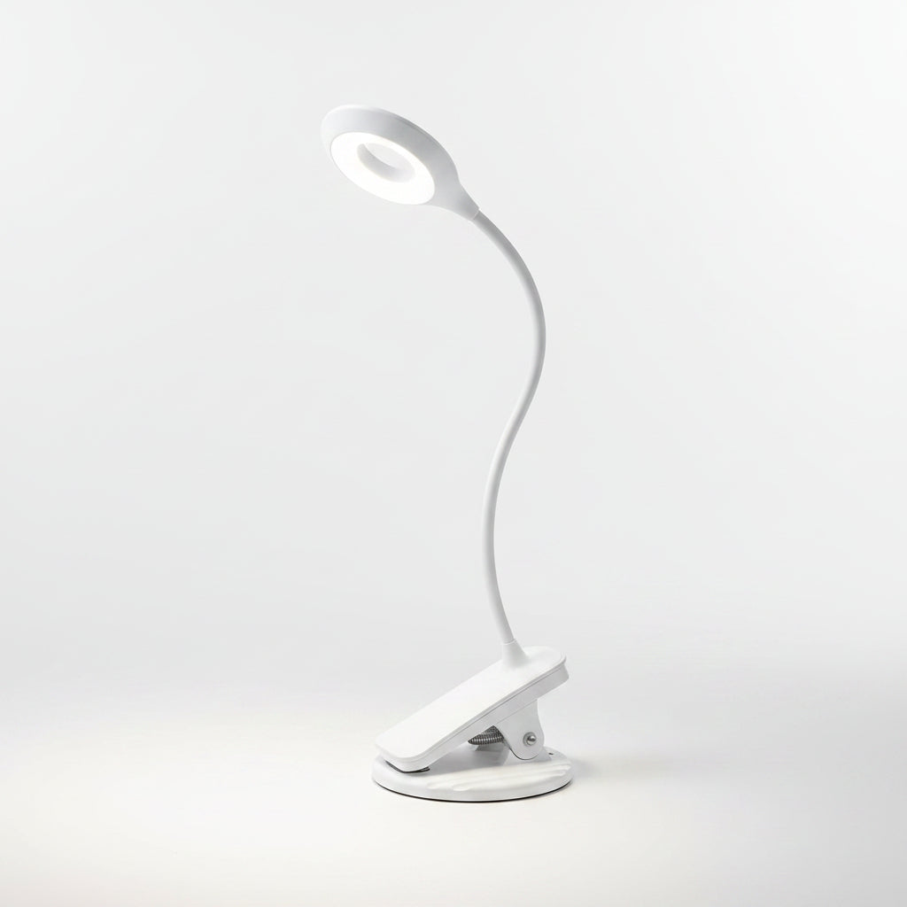 Zemty XPMQ-LD06P-EU Clip-On LED Reading Lamp White