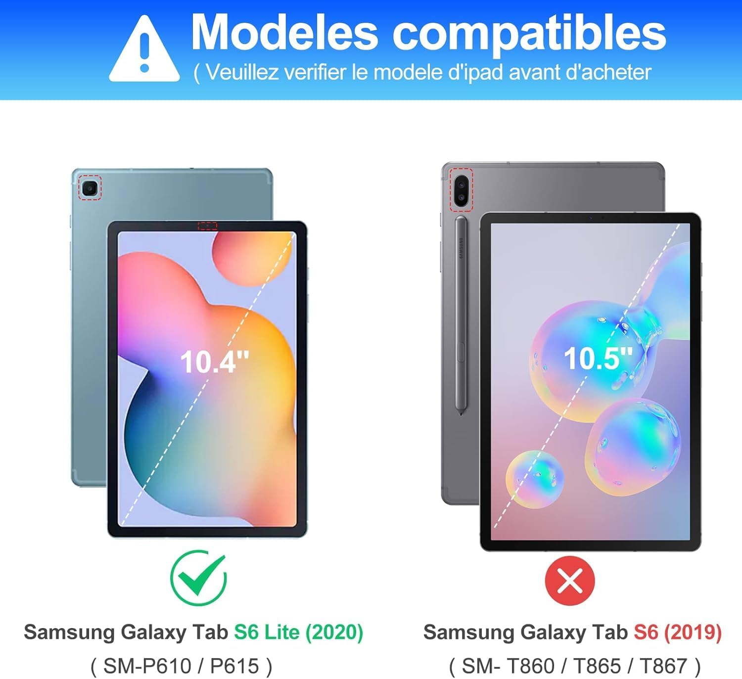 SENGBIRCH German Keyboard Case for Samsung Galaxy Tab S6 Lite