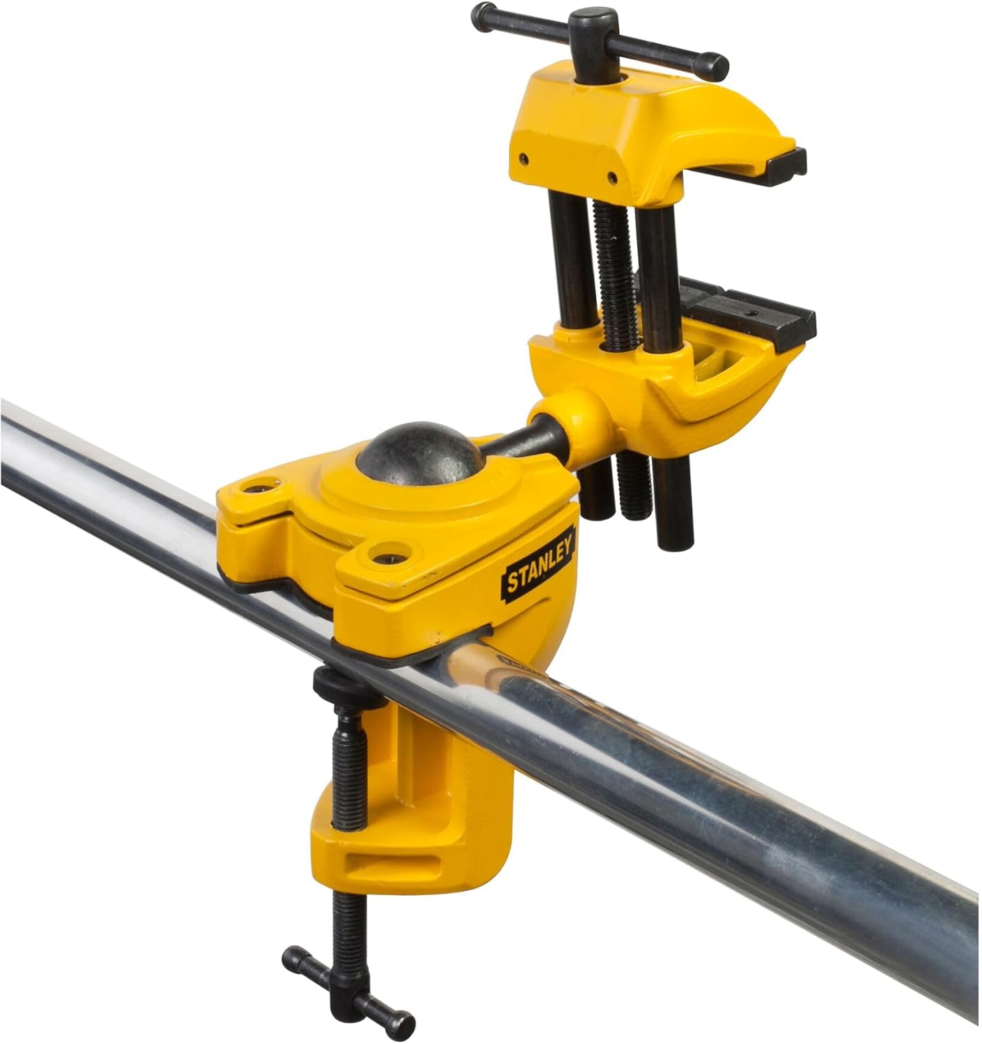 Stanley Maxsteel Multi-Axis Vise: Precision Swivel Ball Joint, 55 lbs Clamping Force