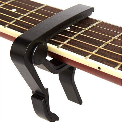 Rubik Black Aluminum Guitar Capo for 6‑String Acoustic & Electric