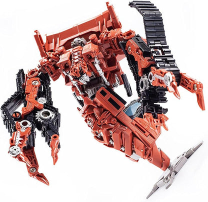 Srliya Deformation Robot Car Toy Alloy Engineering Vehicle Action Figure for Kids