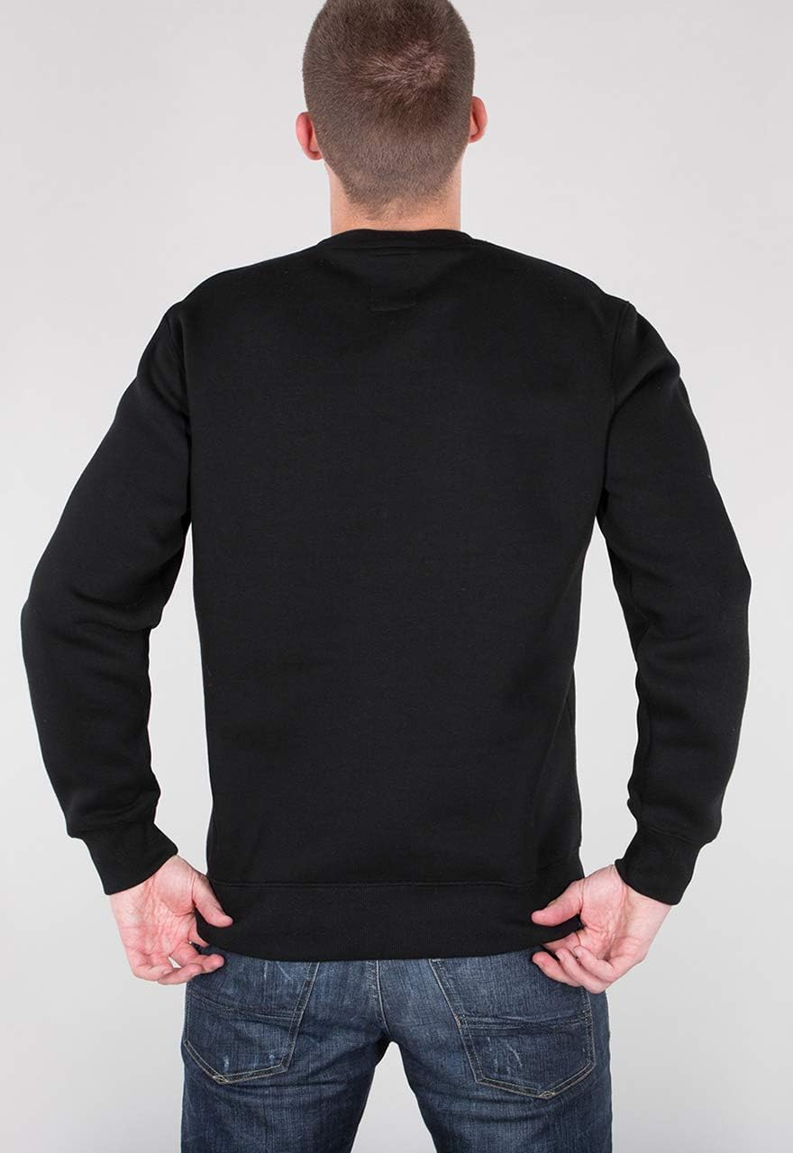 Alpha Industries Men's Brushed Fleece Basic Jumper Pullover