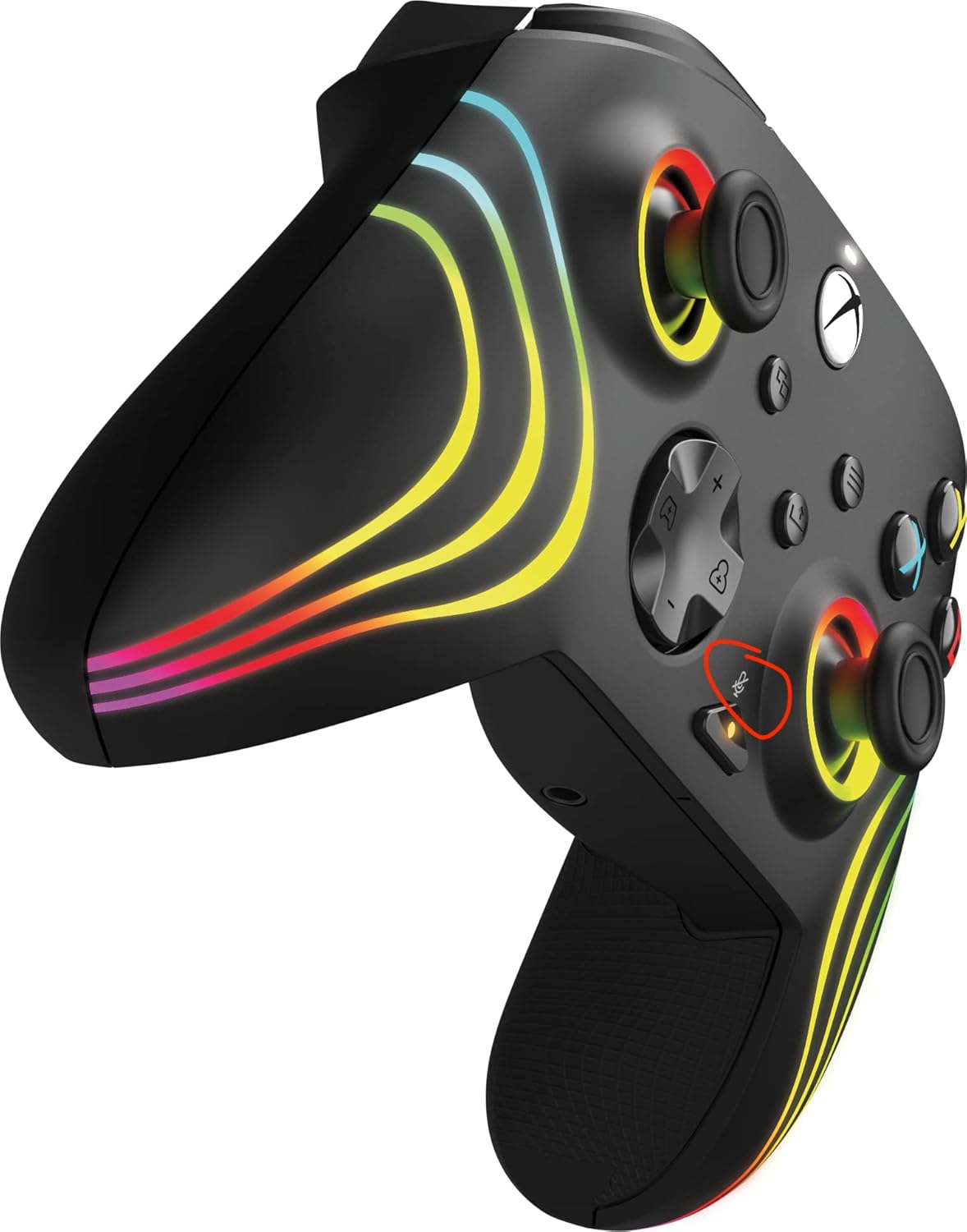 PDP Afterglow Wave Wired Xbox Controller with Custom RGB Lighting