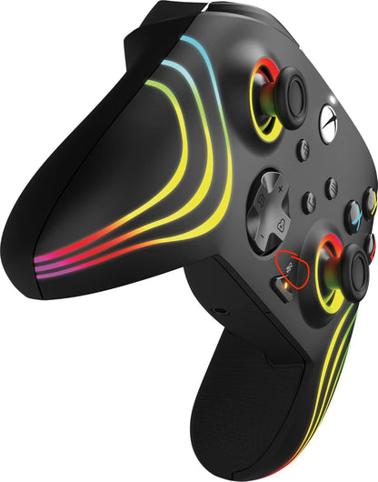 PDP Afterglow Wave Wired Xbox Controller with Custom RGB Lighting