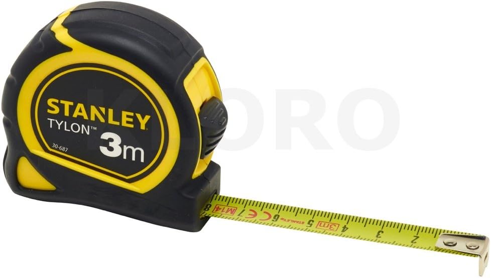 Stanley Tylon 10-Foot Compact Durable Tape Measure with Metric and Imperial Markings