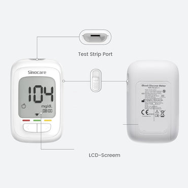sinocare Safe AQ Pro I Blood Glucose Meter Set