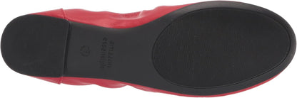 Amazon Essentials Women's Belice Bright Red Ballet Flat Slip-On