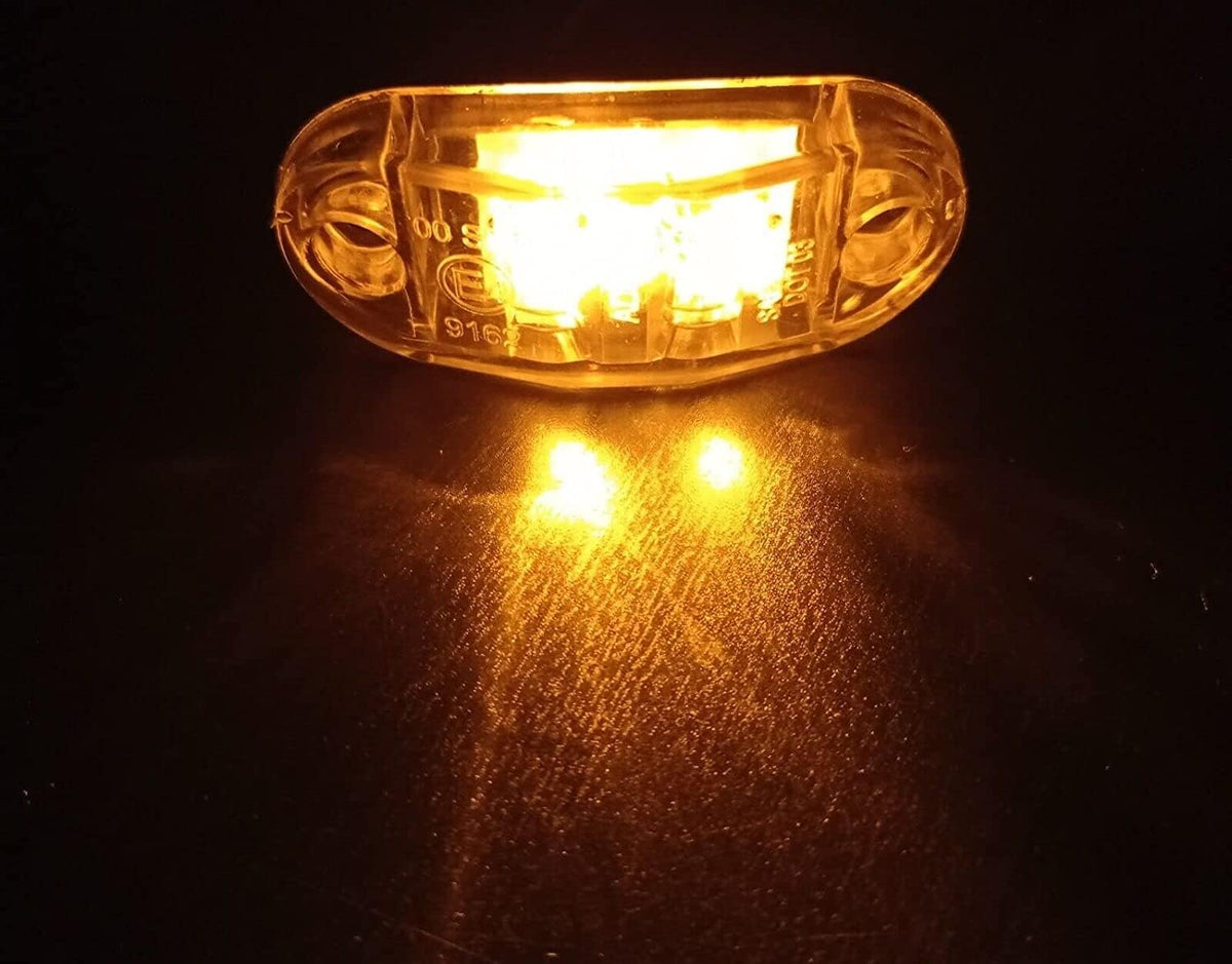AUTOPLAN LED Marker Lights 24V Amber 10 Pcs