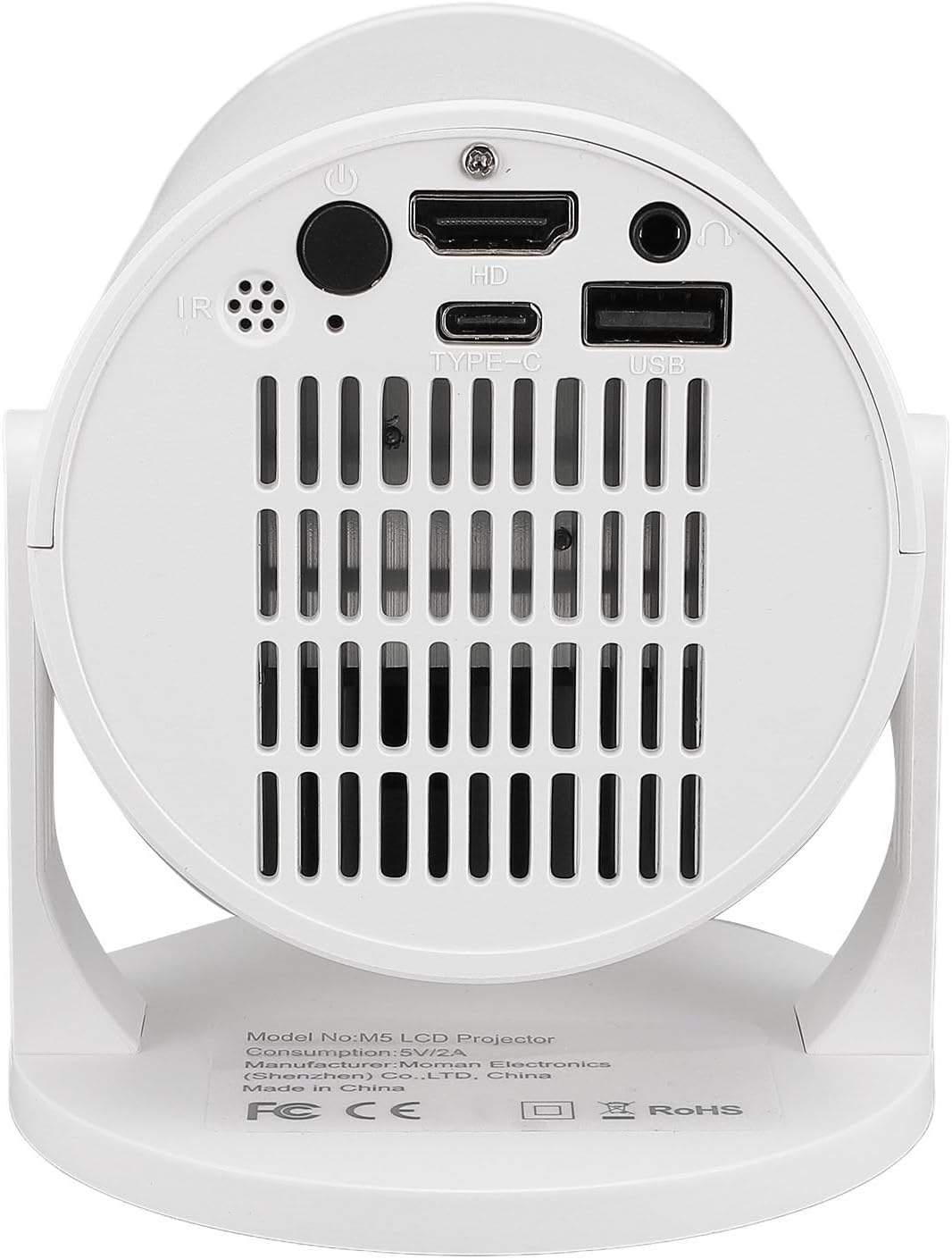 SENECESLI SENECESLI8dwm25kg91 Mini Portable Movie Projector White