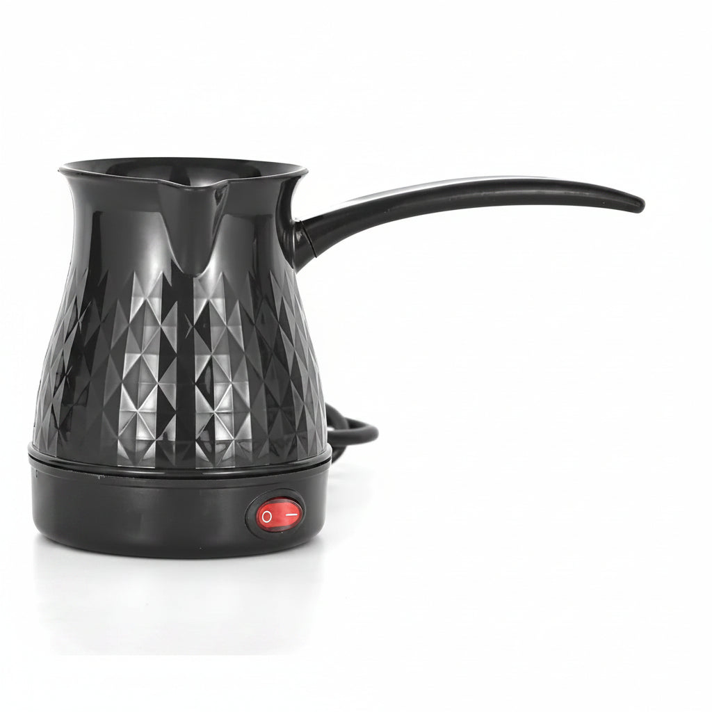 MASKIS Electric Turkish Coffee Maker 600ml Stainless Steel Black