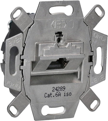 Rutenbeck 136104030 Cat6A 1‑Gang Network Junction Box – ISO‑8, No Cover