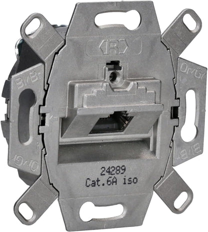 Rutenbeck 136104030 Cat6A 1‑Gang Network Junction Box – ISO‑8, No Cover