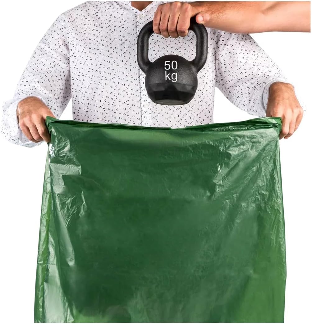 Eco-Friendly RELEVO 100% Recycled 100L Bin Liners Pack of 10