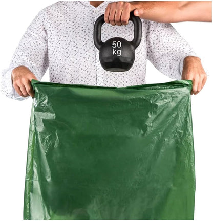 Eco-Friendly RELEVO 100% Recycled 100L Bin Liners Pack of 10