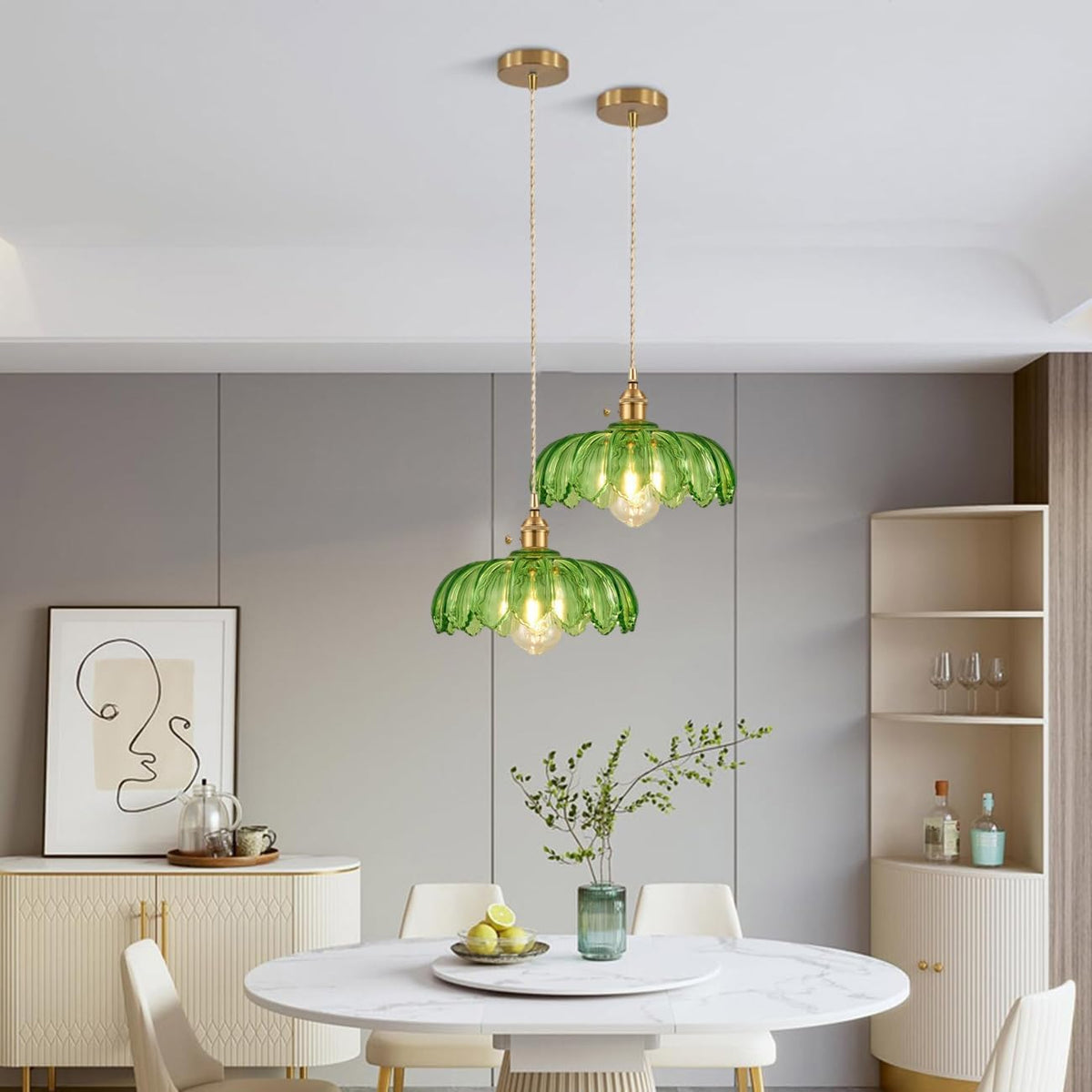 Theopractick Industrial Glass Pendant Ceiling Light E27
