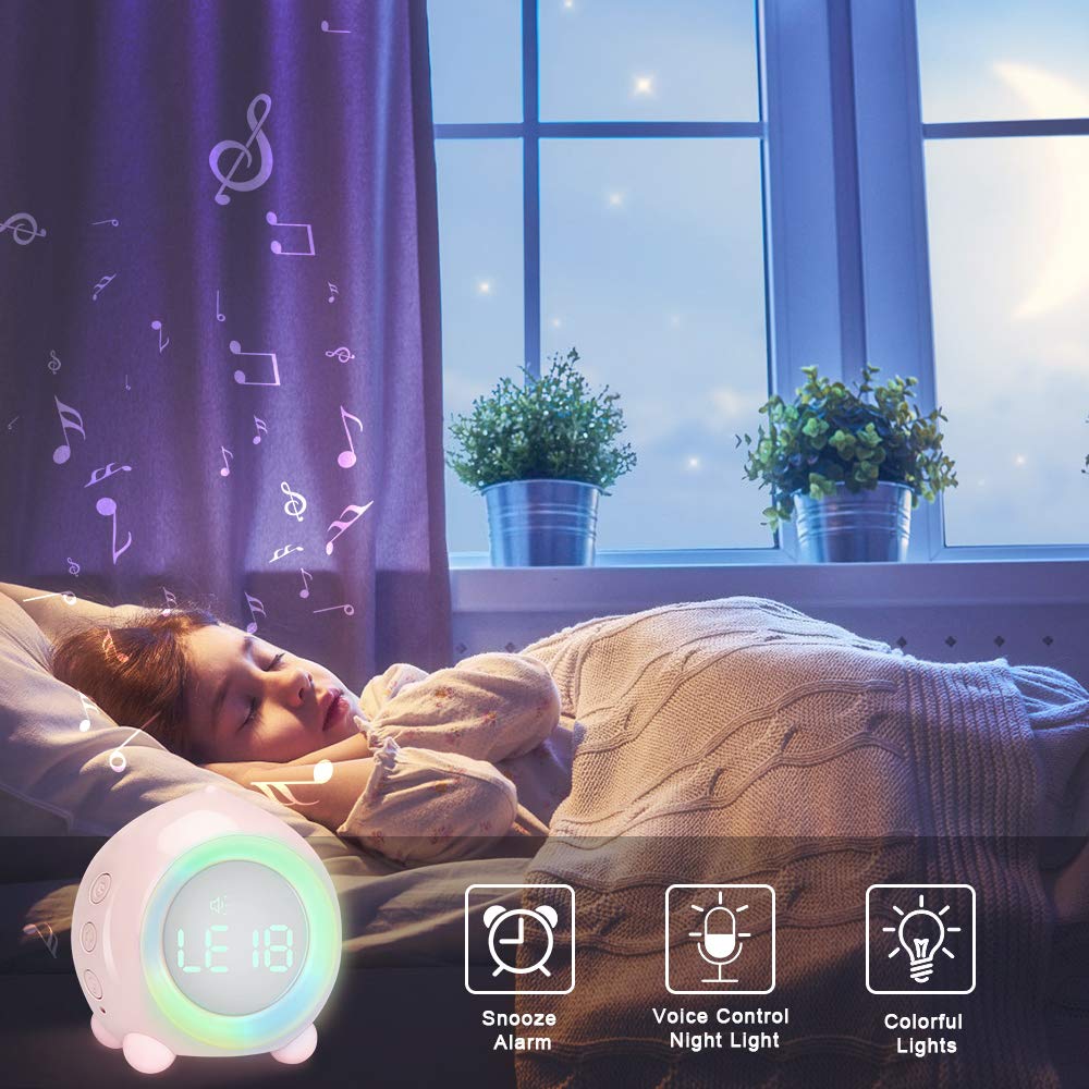 PROKING Digital Alarm Clock for Kids Powered with LED