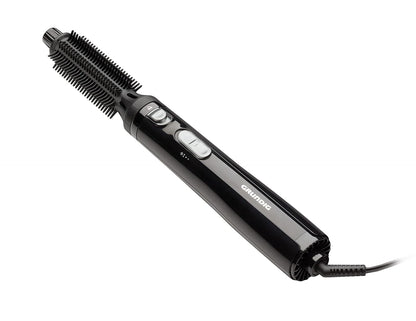 GRUNDIG HS 3020 Volume and Curl Styler with Dual Round Brushes, Automatic Roll, 400W Power, Black/Silver