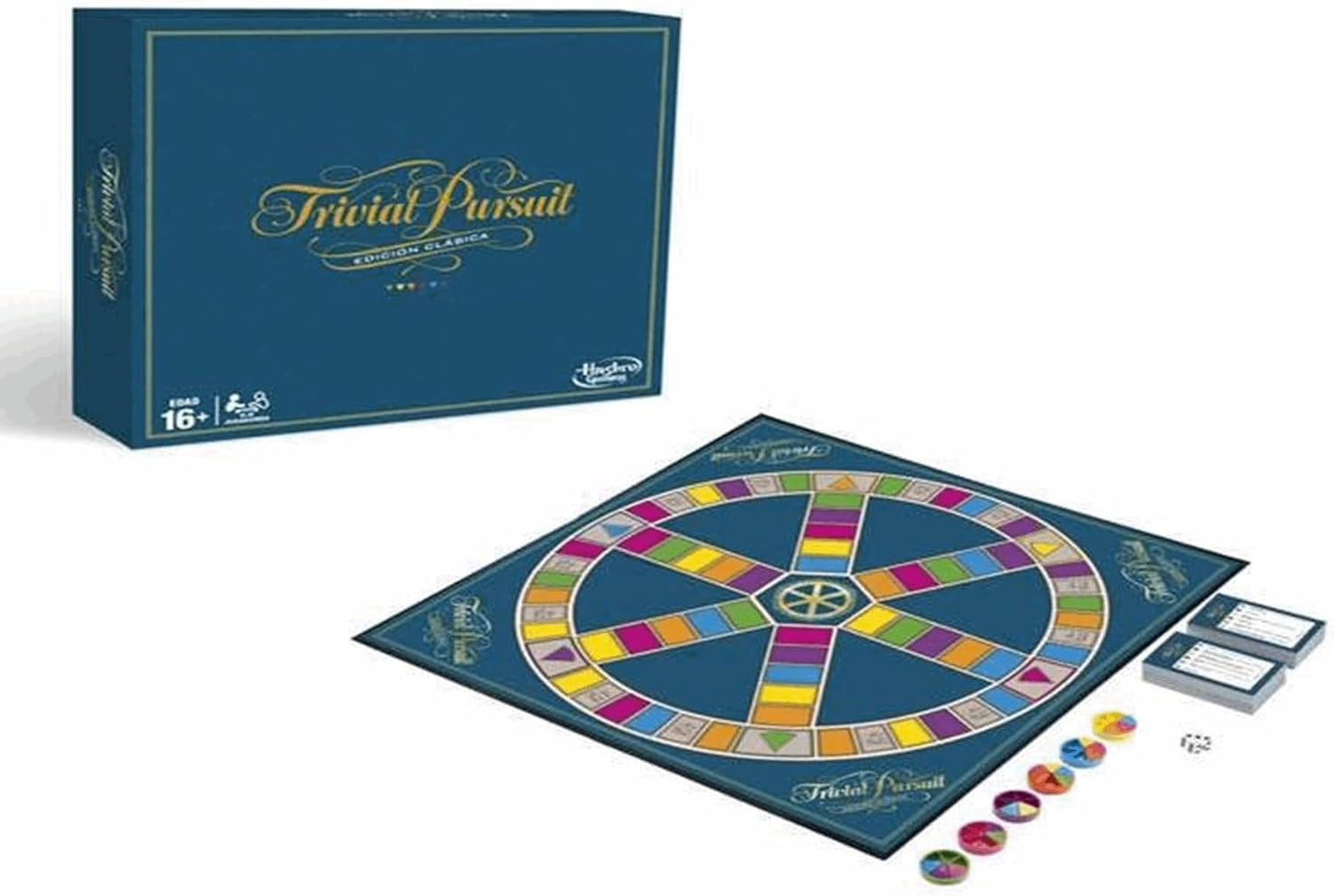 Hasbro Trivial Classic Portuguese Edition – 2400 Question Trivia Board Game