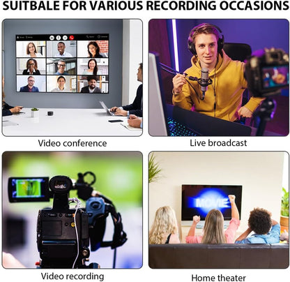 AXFEE Video Capture Card HDMI to USB-C 4K 1080P for PS5 Switch Xbox
