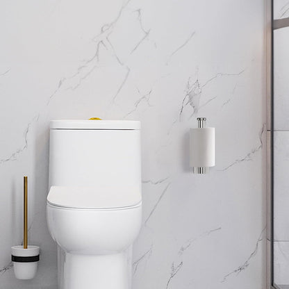 Ibergrif Self-Adhesive Stainless Steel Toilet Paper Holder Grey